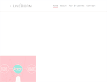 Tablet Screenshot of liveworm.com.au